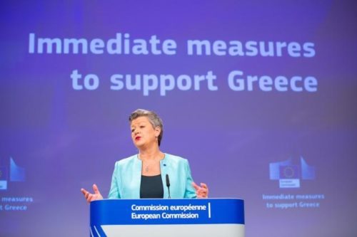 EU-Innenminister unterstützen Sofortmaßnahmen für Griechenland