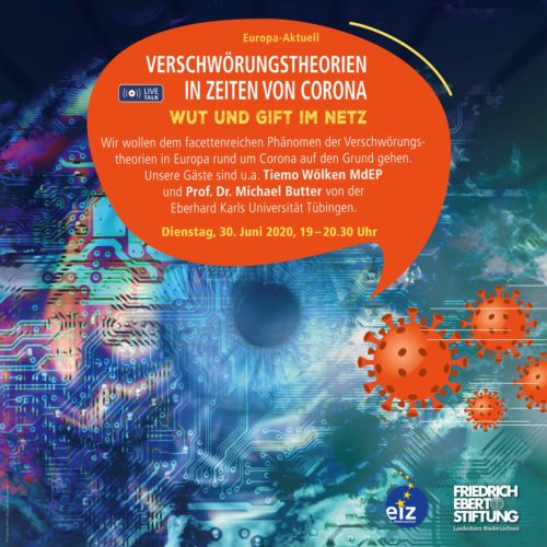 Online-Veranstaltung: Verschwörungstheorien in Zeiten von Corona – Wut und Gift im Netz