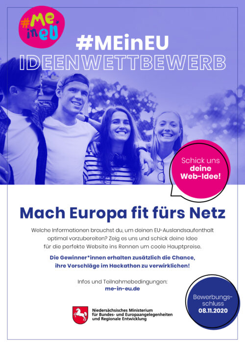 „Europa – Chancen für alle!“ – Ideenwettbewerb „Mach Europa fit fürs Netz“