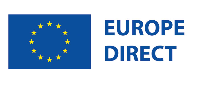 Die Flagge der Europäischen Union - Europe Direct