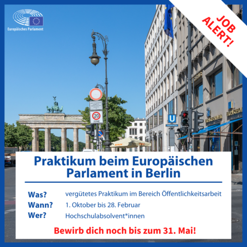 Praktikumsangebot im Verbindungsbüro des Europäischen Parlaments in Berlin