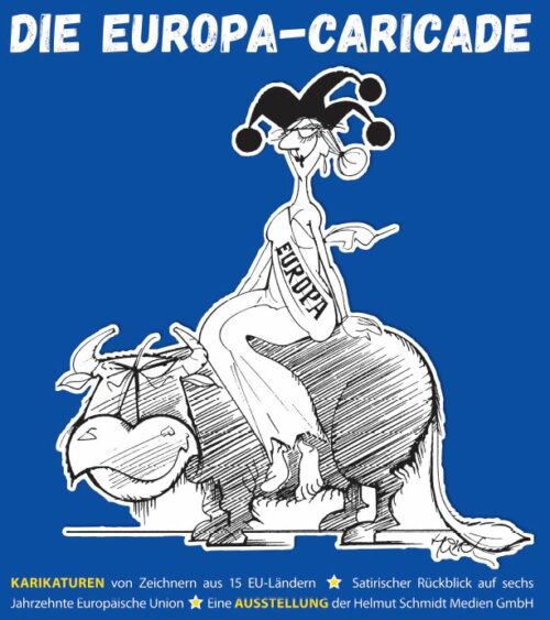 Ausstellung „Die Europa-Caricade“ im Neuen Rathaus in Göttingen