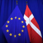 Flaggen Dänemark und EU Photograf: Mauro Bottaro European Union, 2017 Source: EC - Audiovisual Service