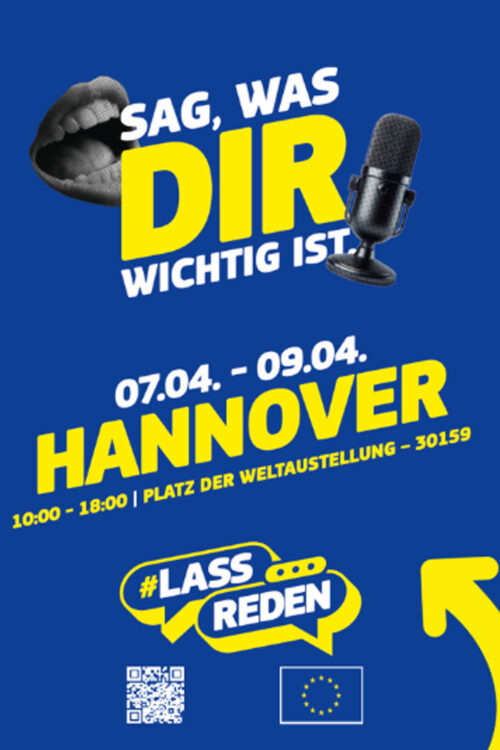 Deine Meinung zählt: #LassReden kommt nach Hannover