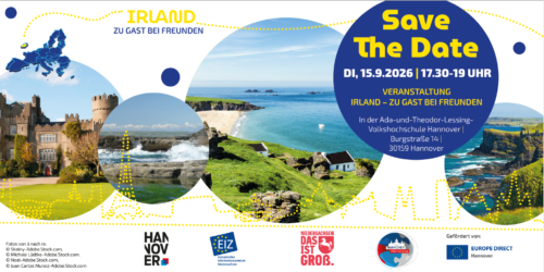 Save the Date - Irland - zu Gast bei Freunden