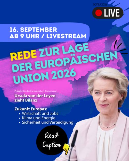 Europa im Blick: Rede zur Lage der Union am 16. September